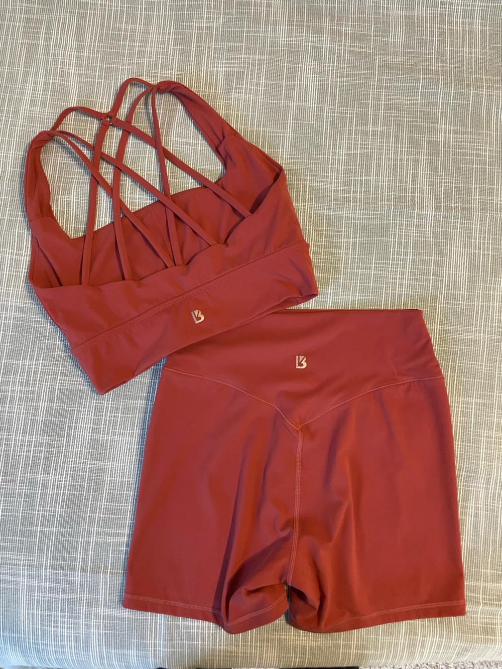 BuffBunny Orange Athletic Set, Size M - Picture 4 of 5